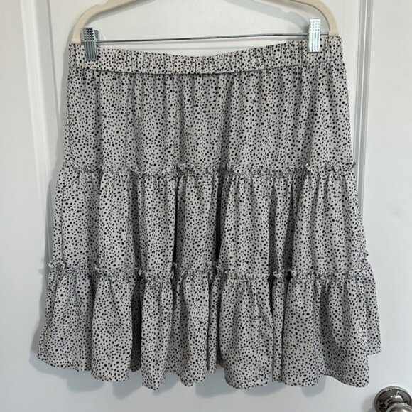 Women's Plus Size Elastic Waist Skirt - Picture 4 of 4